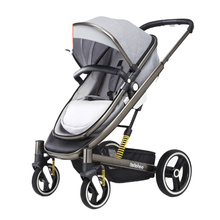 BEBEHOO High Landscape Baby Stroller Newborn Pushchair